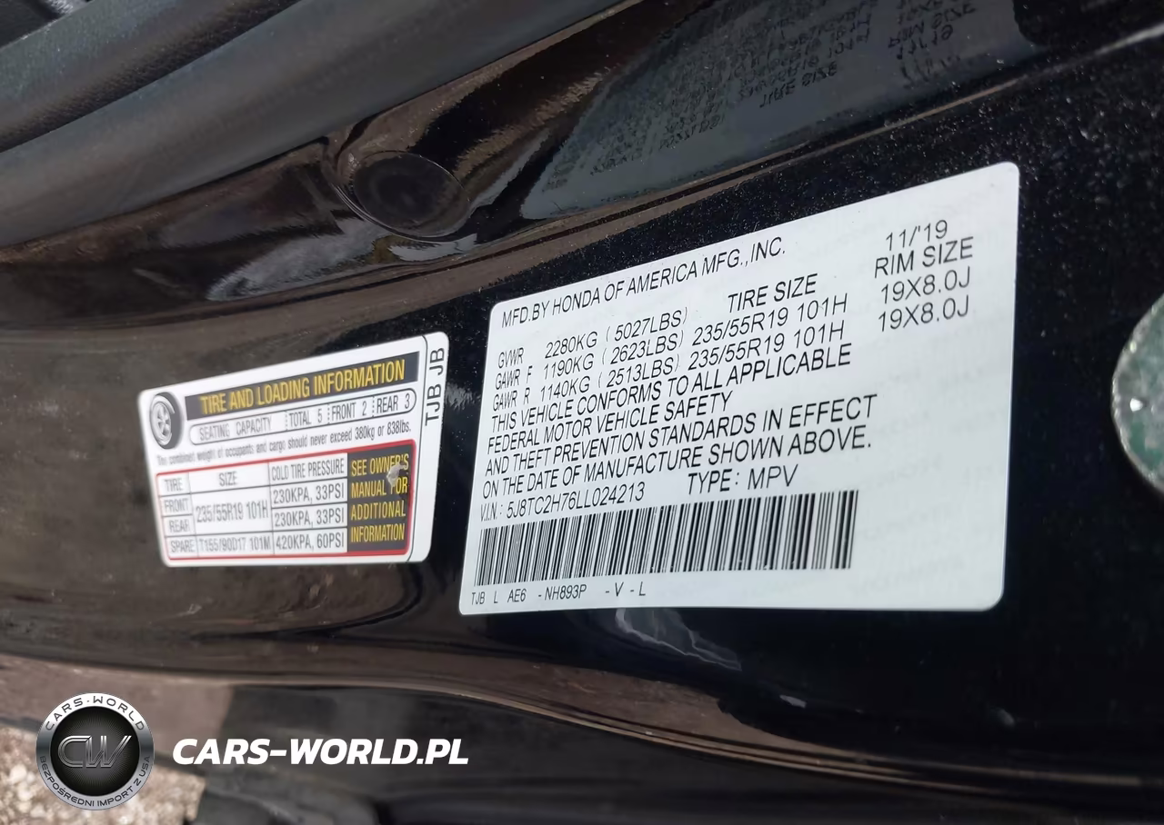 2020 Acura Rdx Advance Package VIN:5J8TC2H76LL024213 - 9