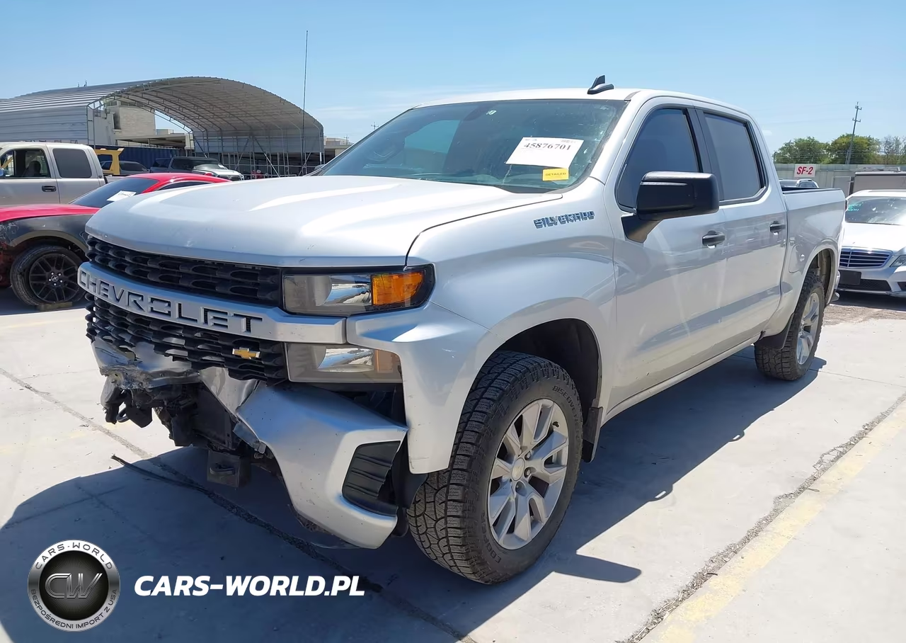 2020 Chevrolet Silverado 1500 2Wd Short Bed Custom VIN:3GCPWBEK2LG361958 - 2