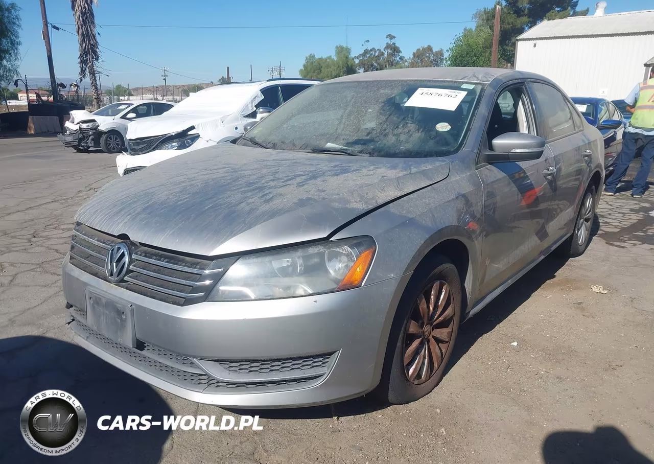 2013 Volkswagen Passat 2.5L S VIN:1VWAP7A34DC005494 - 2