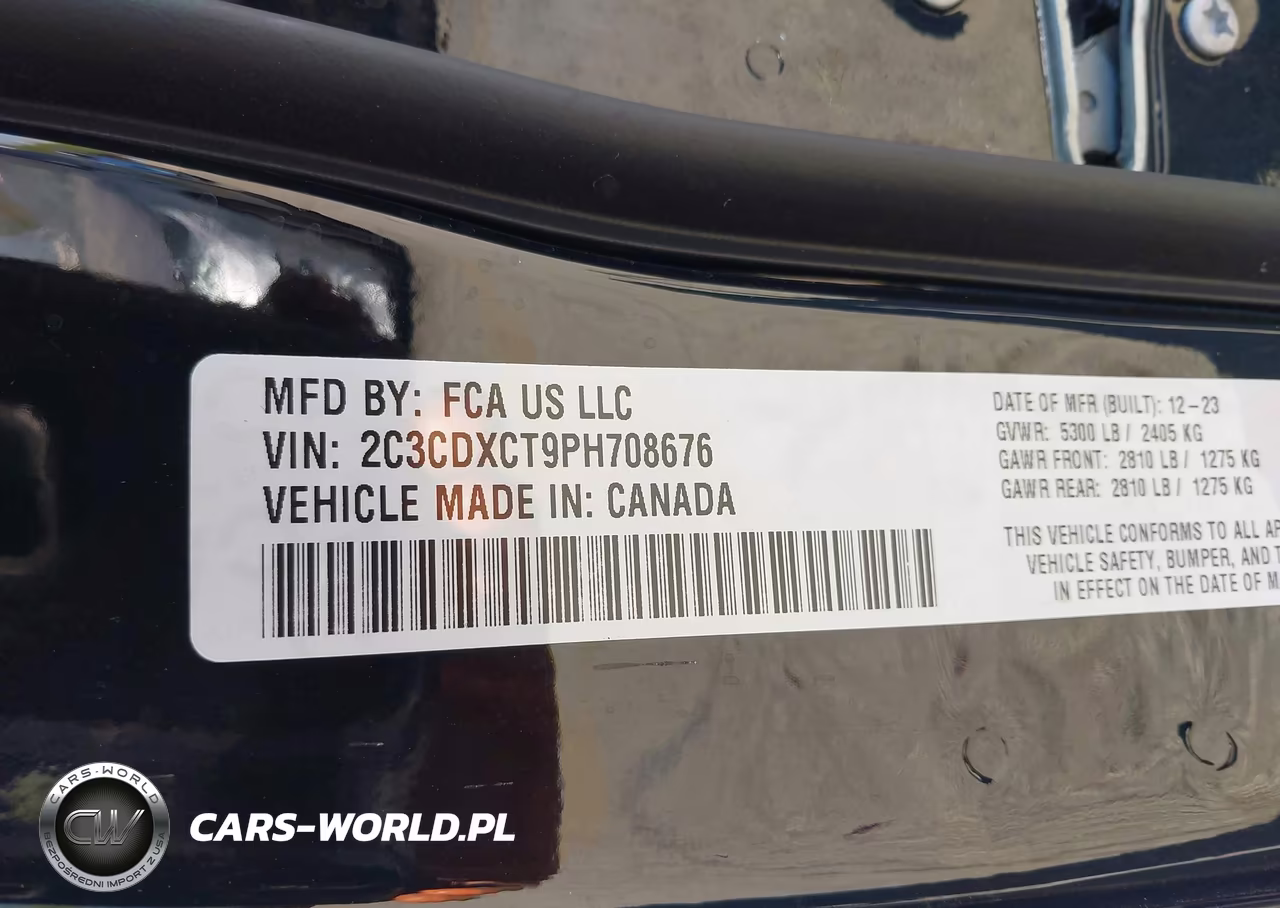 2023 Dodge Charger R-T VIN:2C3CDXCT9PH708676 - 9