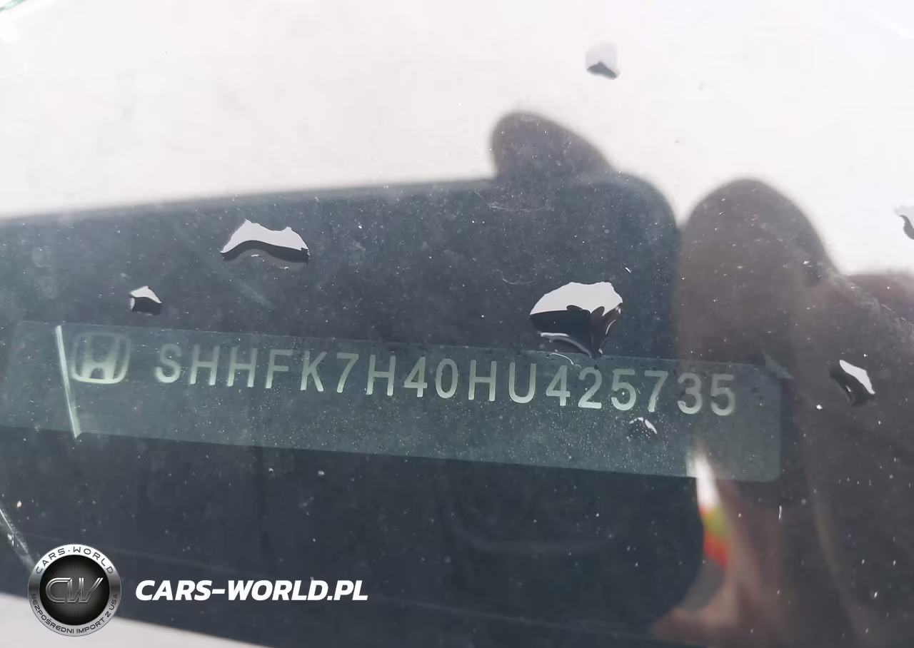 2017 Honda Civic Sport VIN:SHHFK7H40HU425735 - 9
