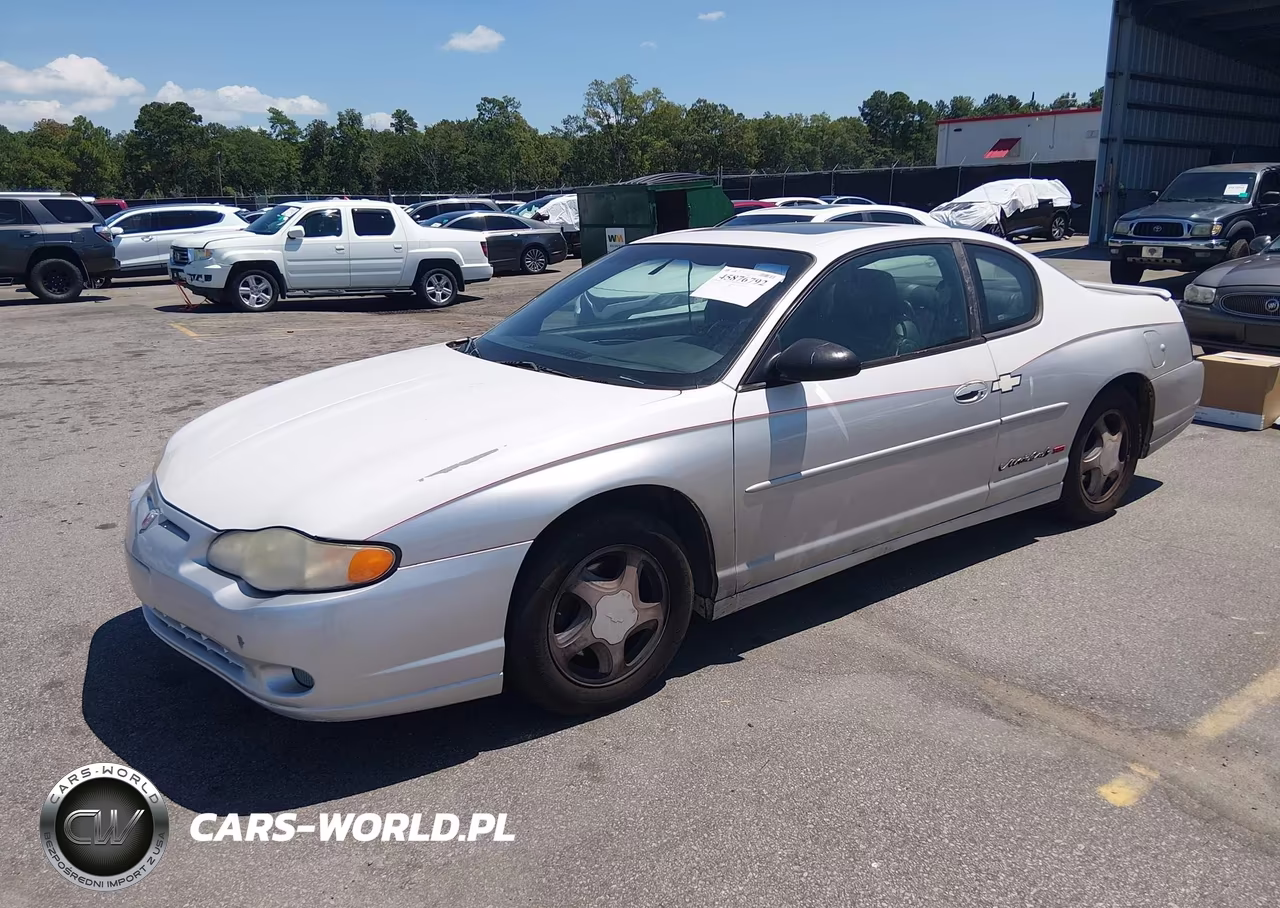 2002 Chevrolet Monte Carlo Ss VIN:2G1WX15K329250761 - 2