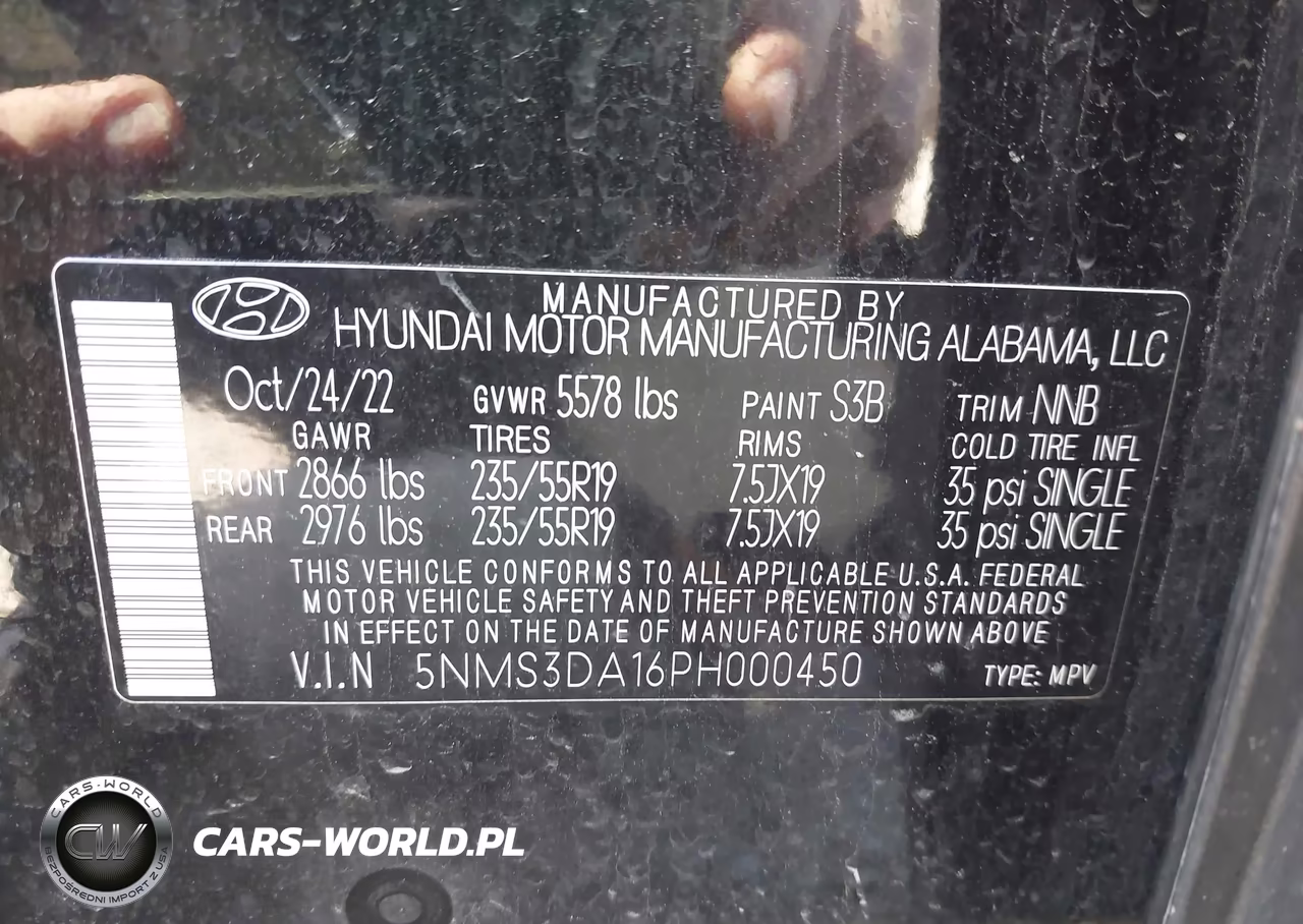 2023 Hyundai Santa Fe Hybrid Sel Premium VIN:5NMS3DA16PH000450 - 9