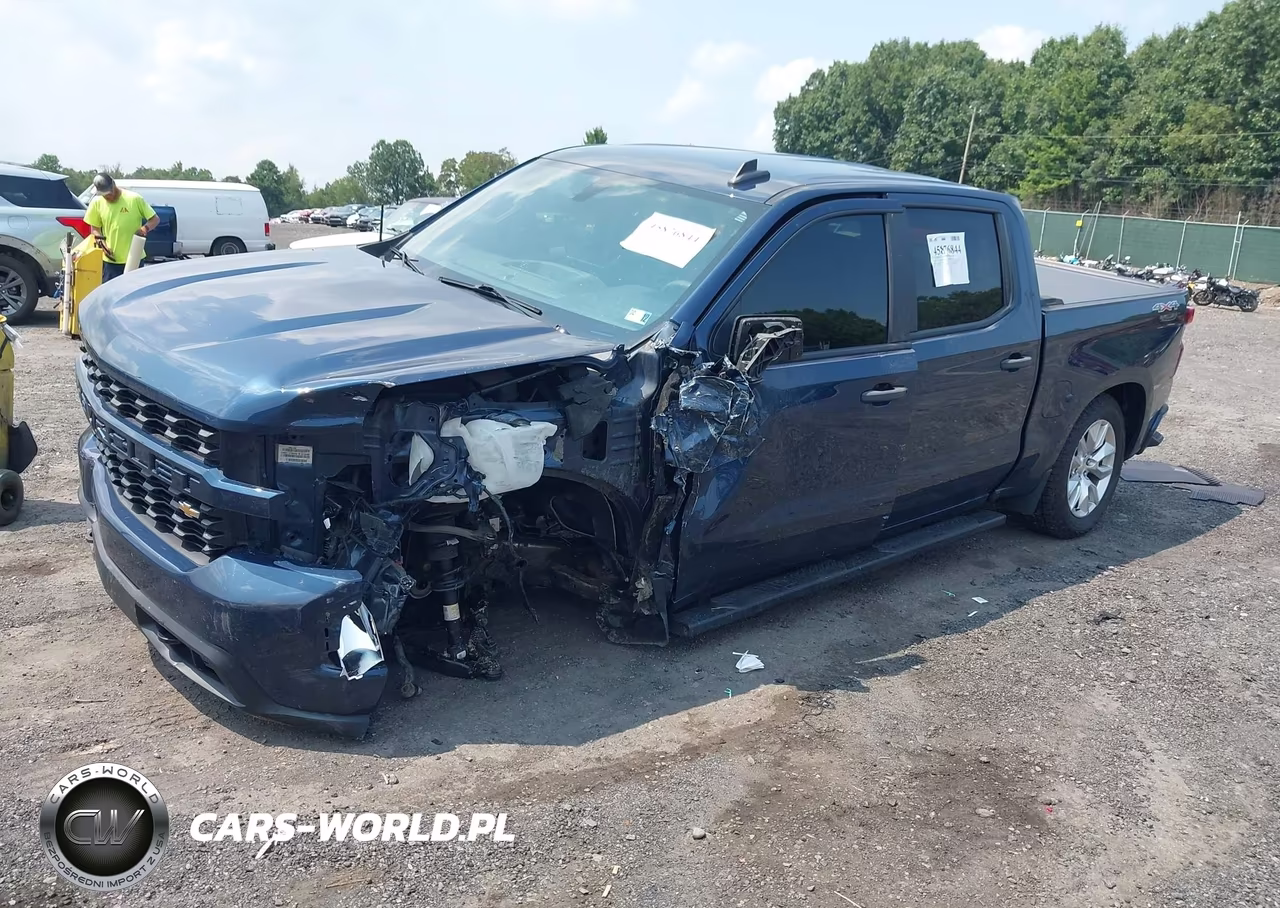 2021 Chevrolet Silverado 1500 4Wd Short Bed Custom VIN:1GCPYBEK4MZ234138 - 2