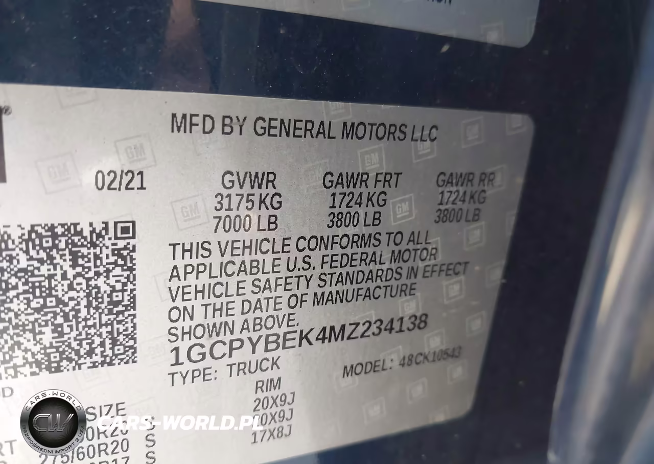 2021 Chevrolet Silverado 1500 4Wd Short Bed Custom VIN:1GCPYBEK4MZ234138 - 9