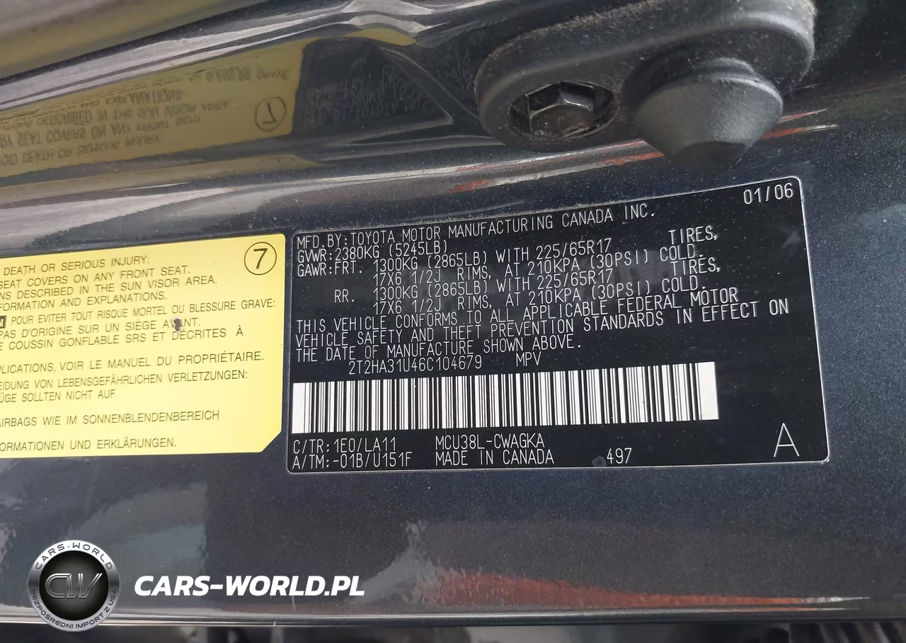 2006 Lexus Rx 330 VIN:2T2HA31U46C104679 - 9