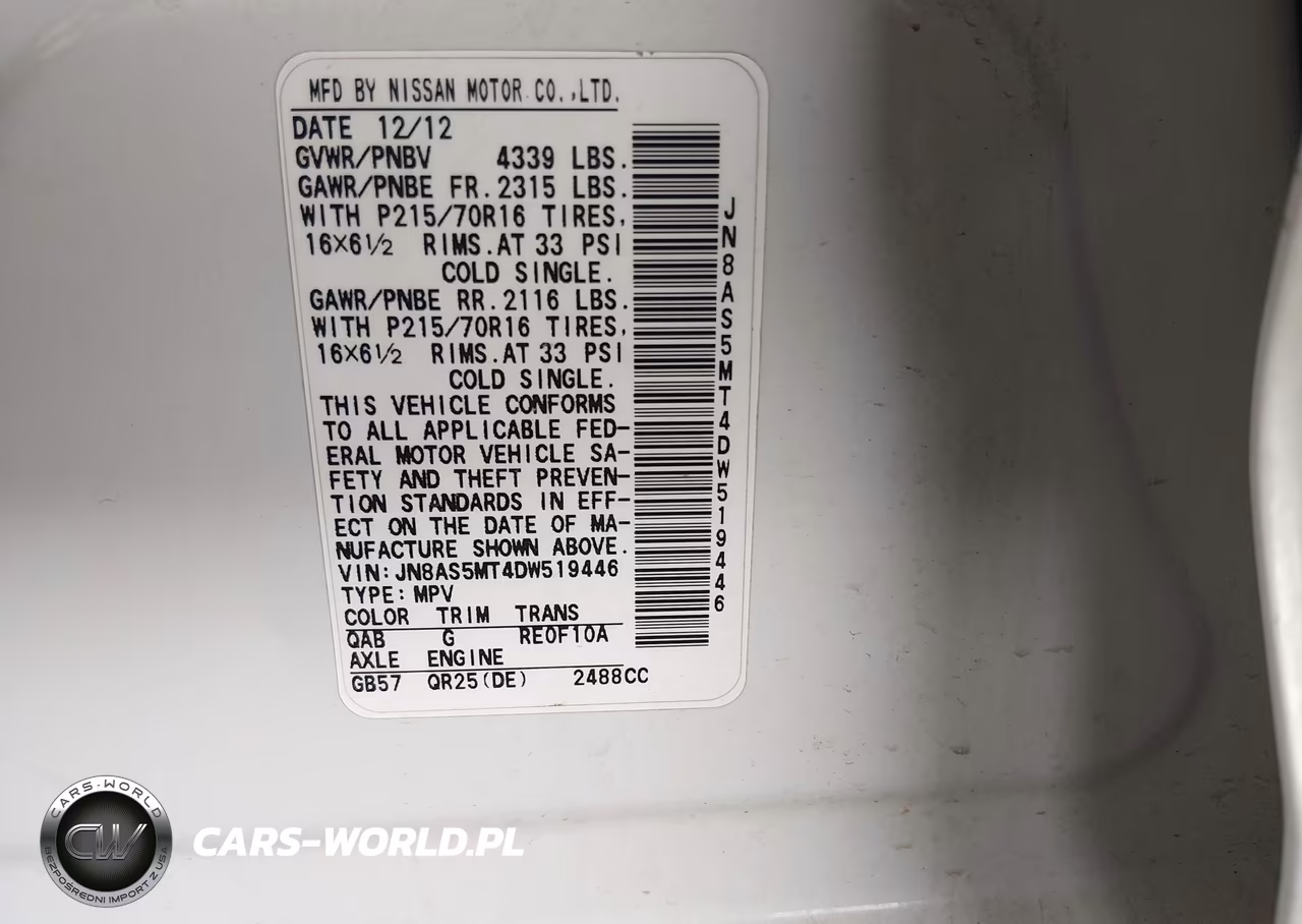 2013 Nissan Rogue S VIN:JN8AS5MT4DW519446 - 9