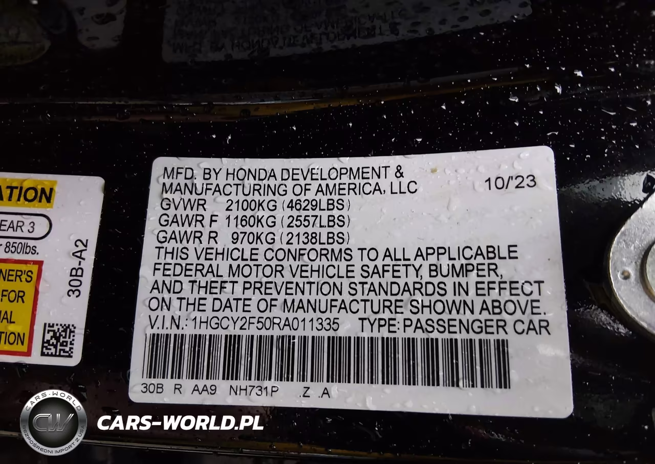 2024 Honda Accord Hybrid Sport VIN:1HGCY2F50RA011335 - 9