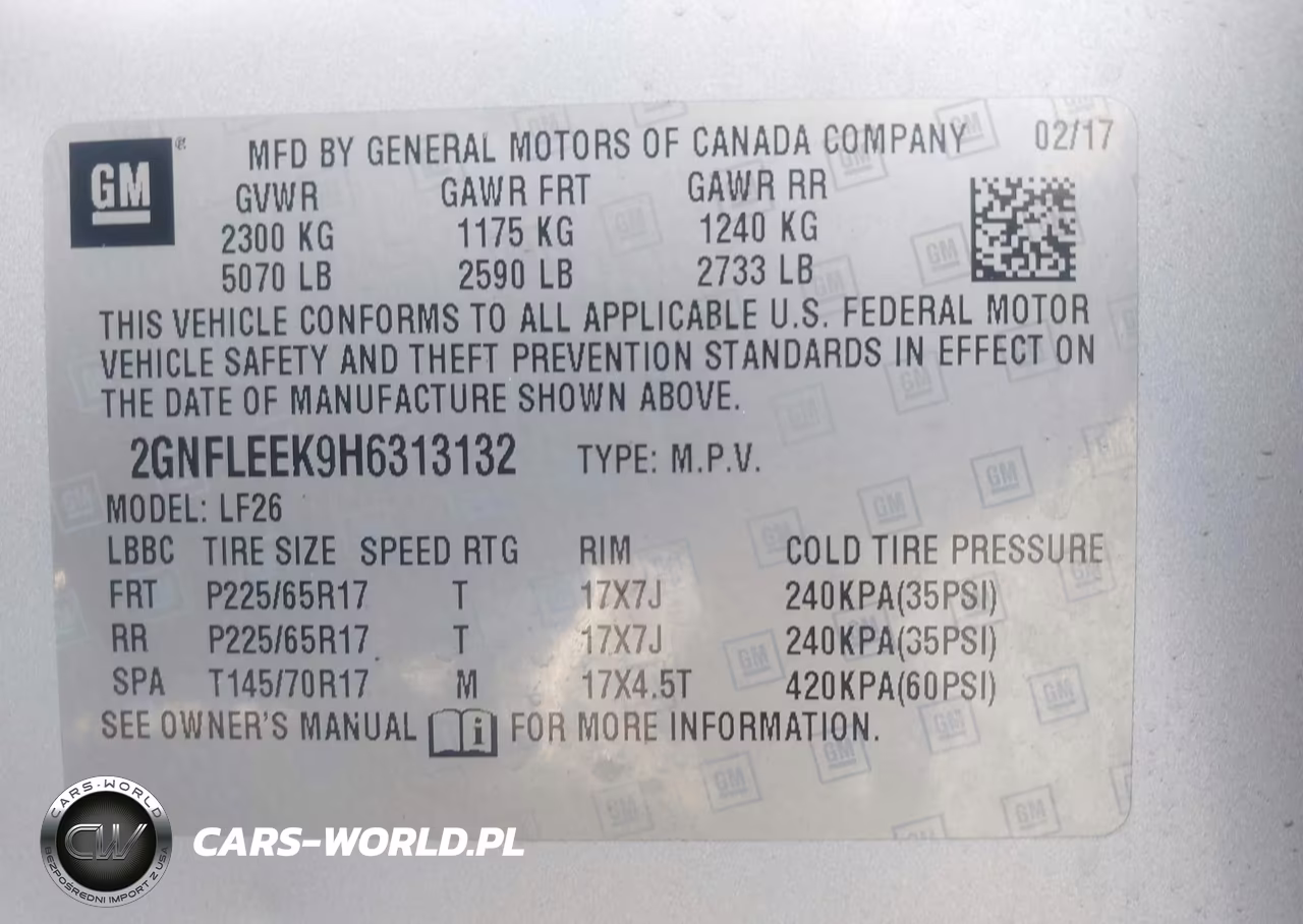 2017 Chevrolet Equinox Ls VIN:2GNFLEEK9H6313132 - 9