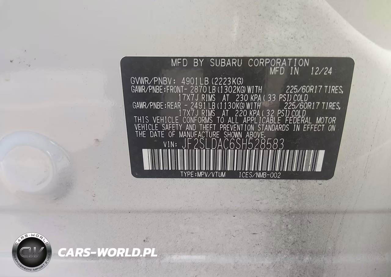 2025 Subaru Forester VIN:JF2SLDAC6SH528583 - 9