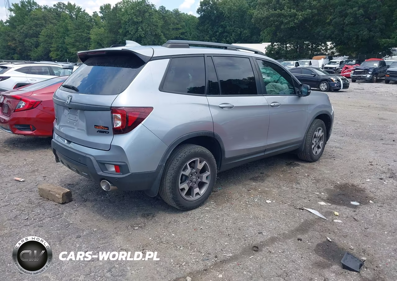 2022 Honda Passport Awd Trailsport VIN:5FNYF8H66NB023719 - 4