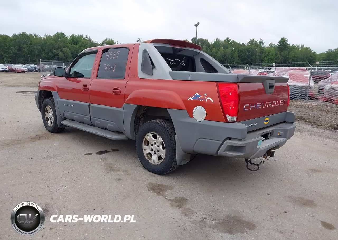 2002 Chevrolet Avalanche K1500 VIN:3GNEK13T72G228448 - 3