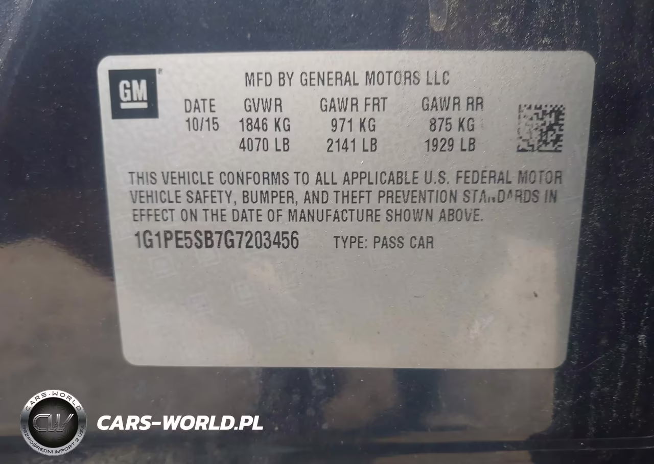 2016 Chevrolet Cruze Limited 1Lt Auto VIN:1G1PE5SB7G7203456 - 9