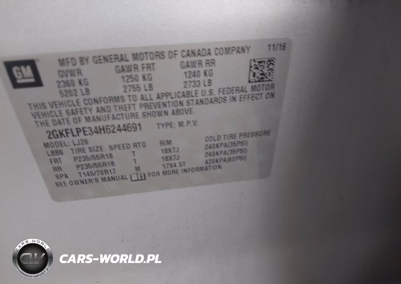2017 GMC Terrain Slt VIN:2GKFLPE34H6244691 - 9