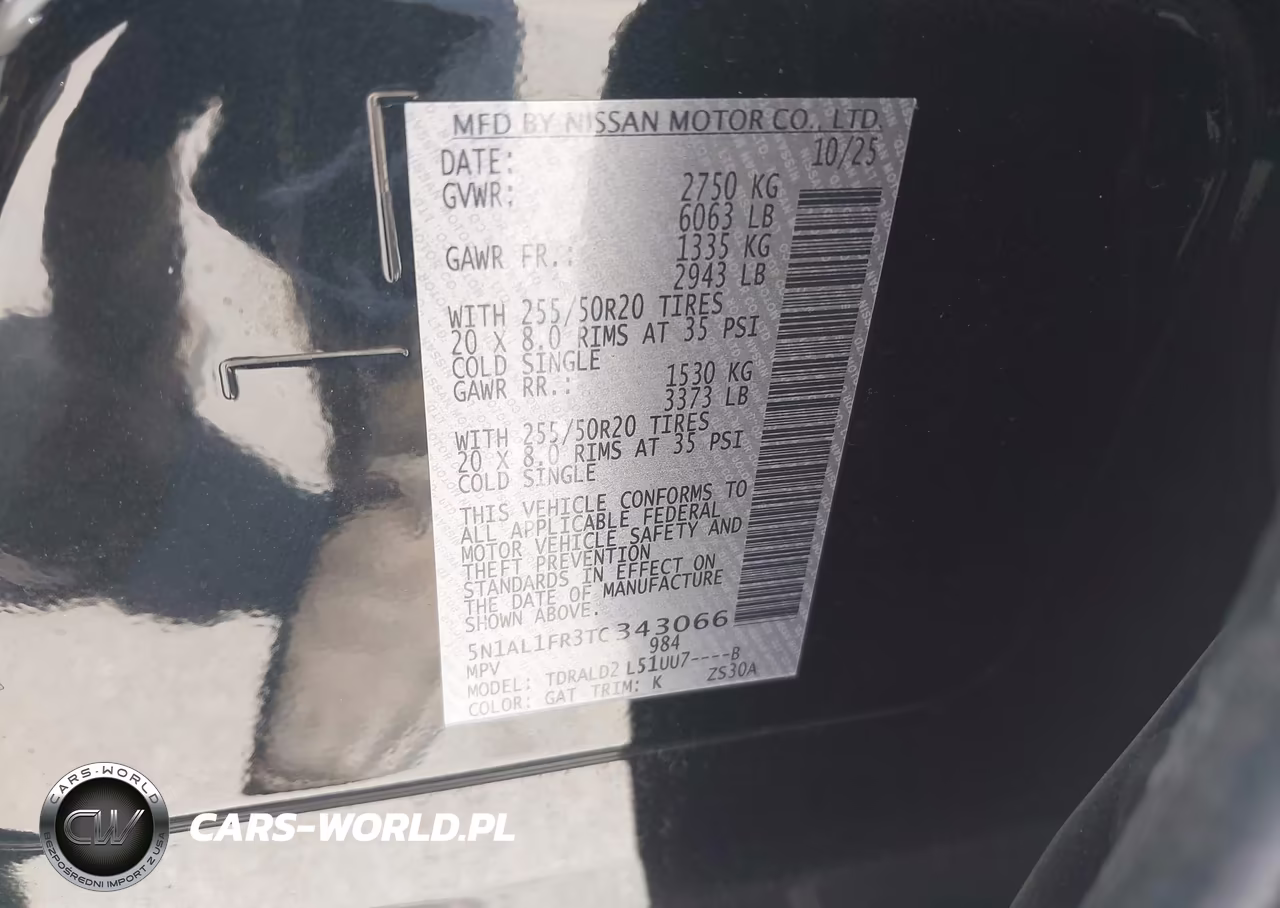 2026 Infiniti Qx60 Luxe VIN:5N1AL1FR3TC343066 - 9