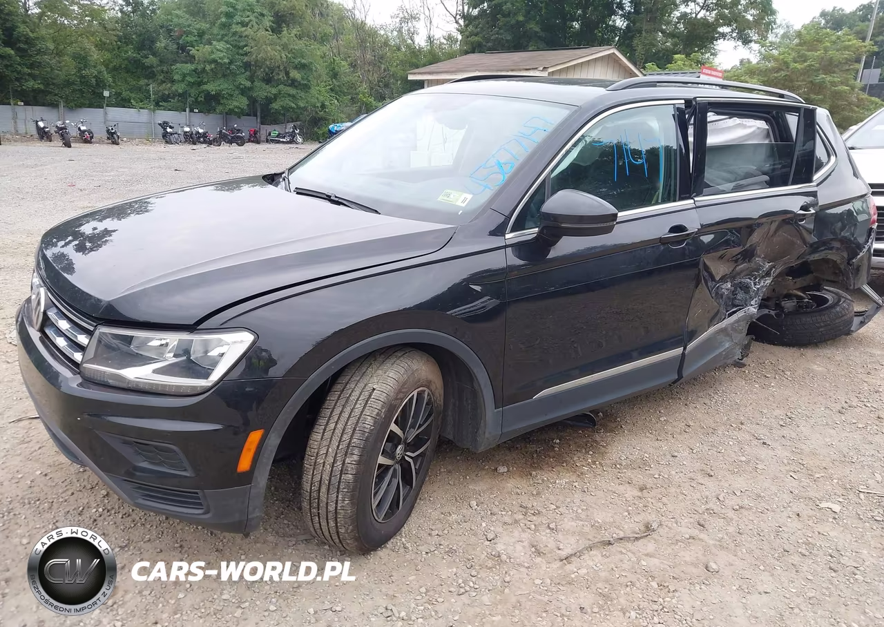 2021 Volkswagen Tiguan 2.0T Se-2.0T Se R-Line Black-2.0T Sel VIN:3VV2B7AX4MM133873 - 2
