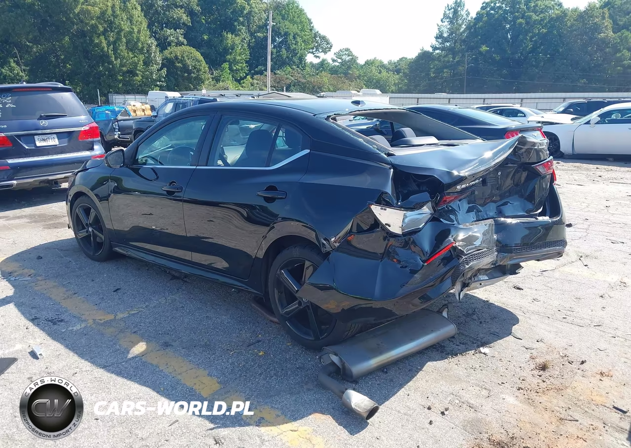 2022 Nissan Sentra Sr Xtronic Cvt VIN:3N1AB8DV5NY319025 - 3