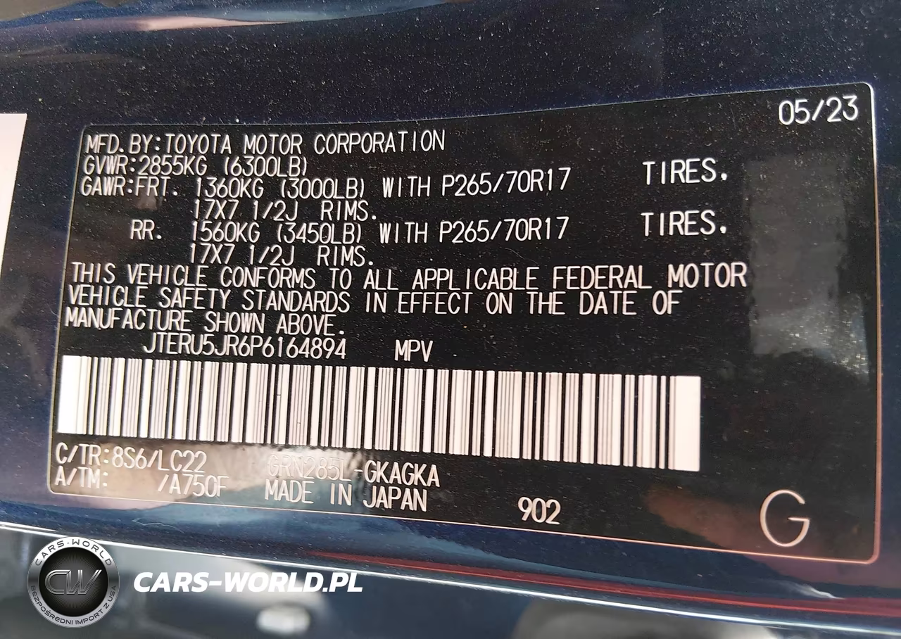 2023 Toyota 4Runner Trd Off Road Premium VIN:JTERU5JR6P6164894 - 8