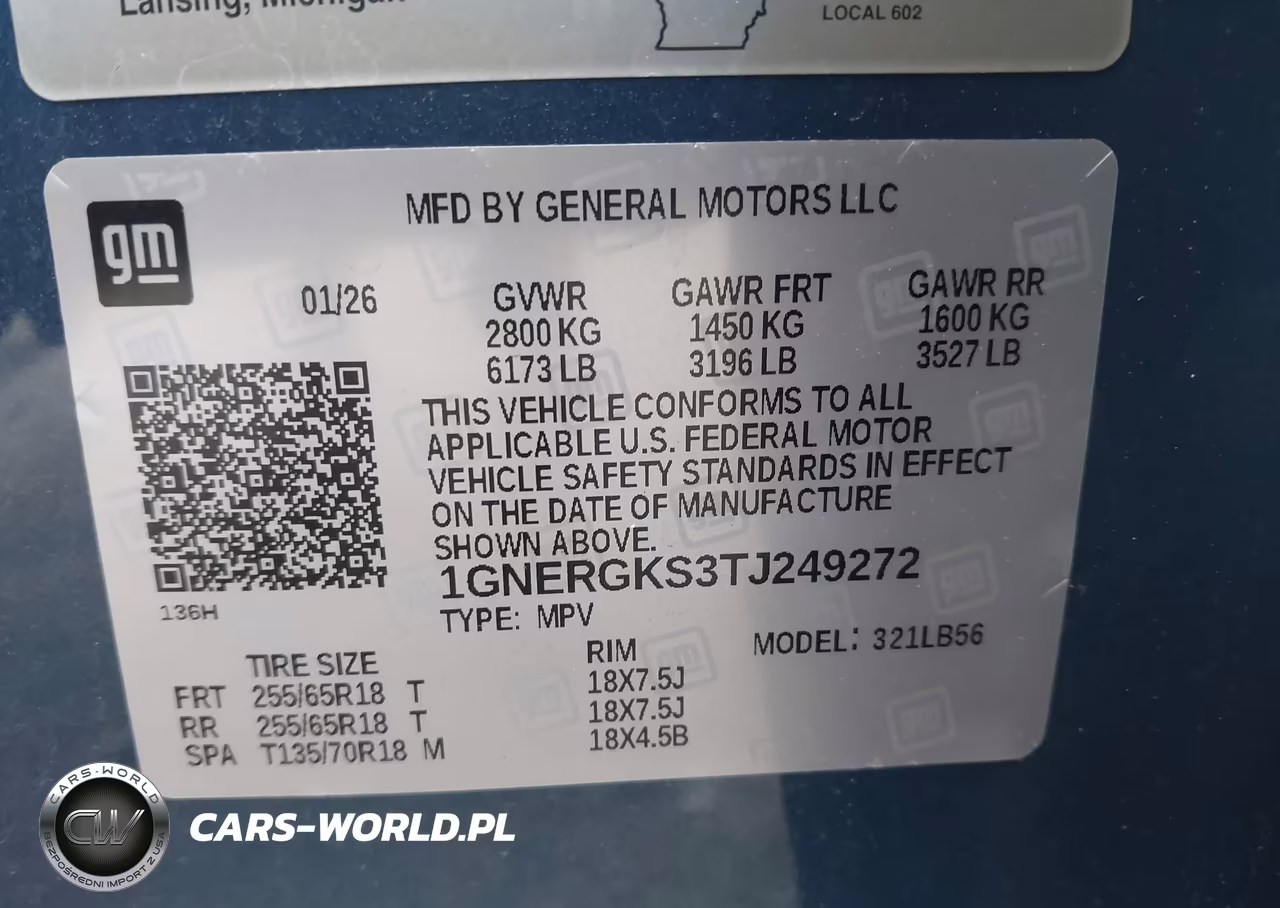 2026 Chevrolet Traverse Fwd Lt VIN:1GNERGKS3TJ249272 - 9