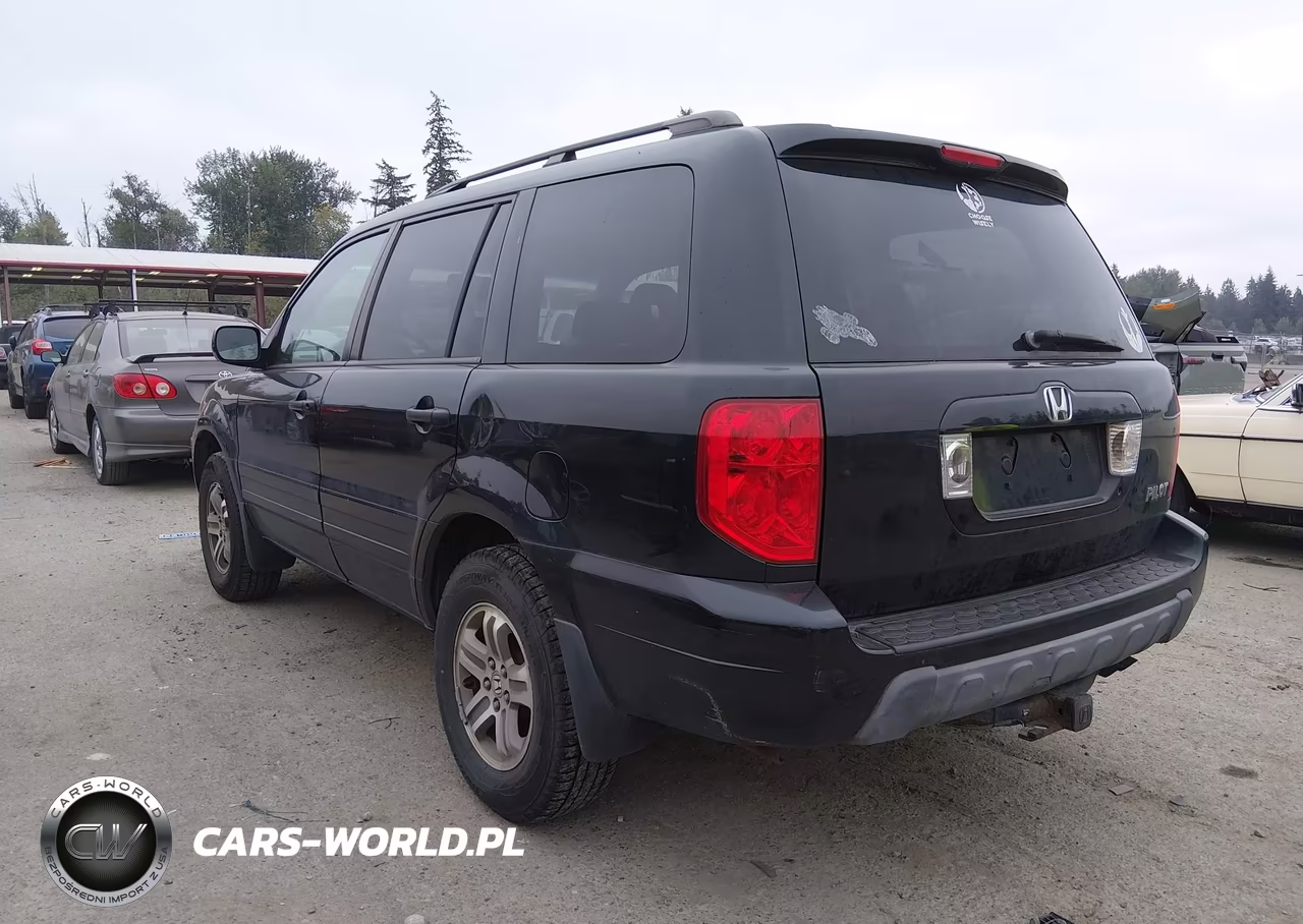 2005 Honda Pilot Ex-L VIN:2HKYF18715H506181 - 3