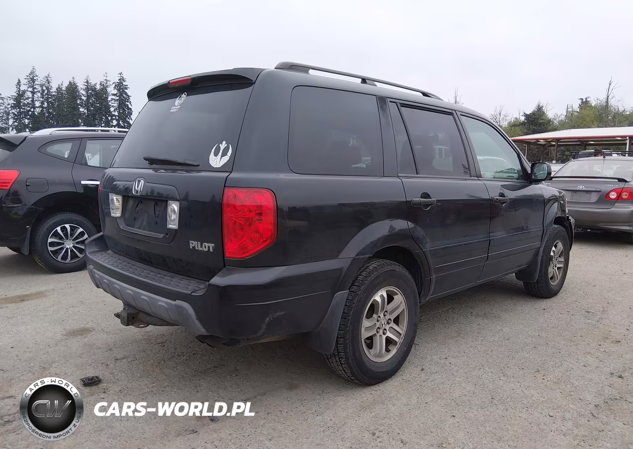 2005 Honda Pilot Ex-L VIN:2HKYF18715H506181 - 4