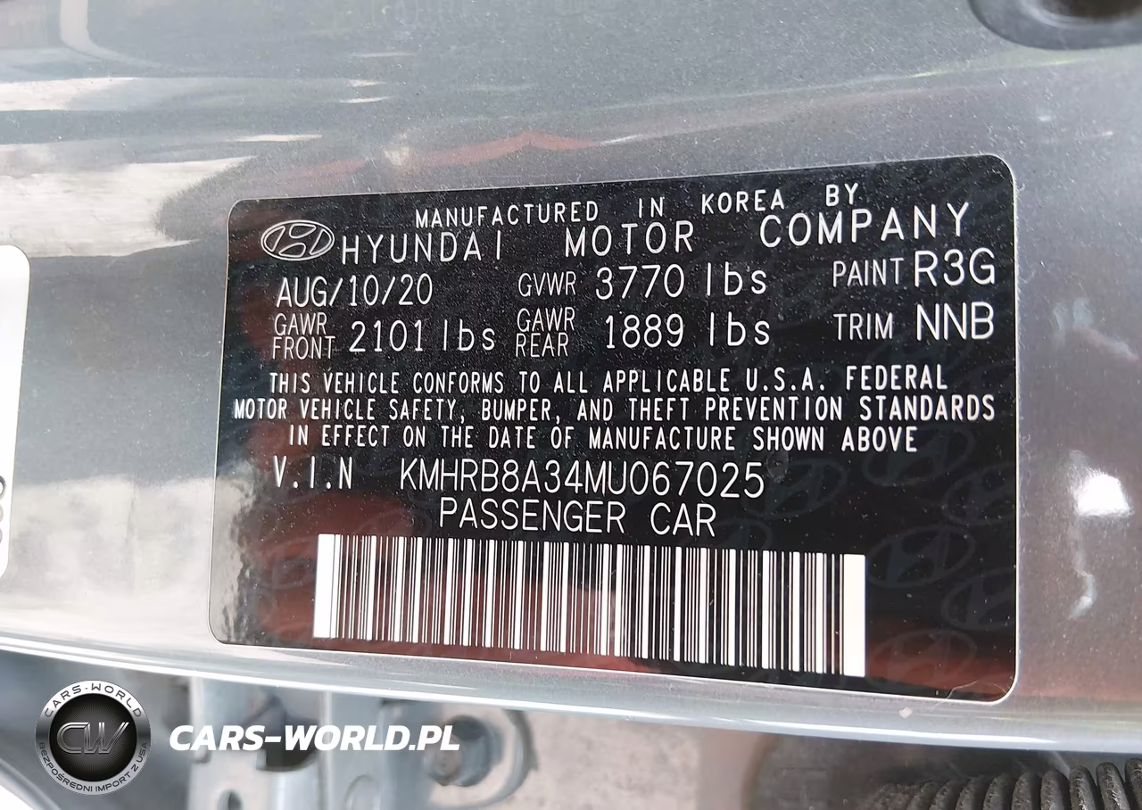 2021 Hyundai Venue Se VIN:KMHRB8A34MU067025 - 9