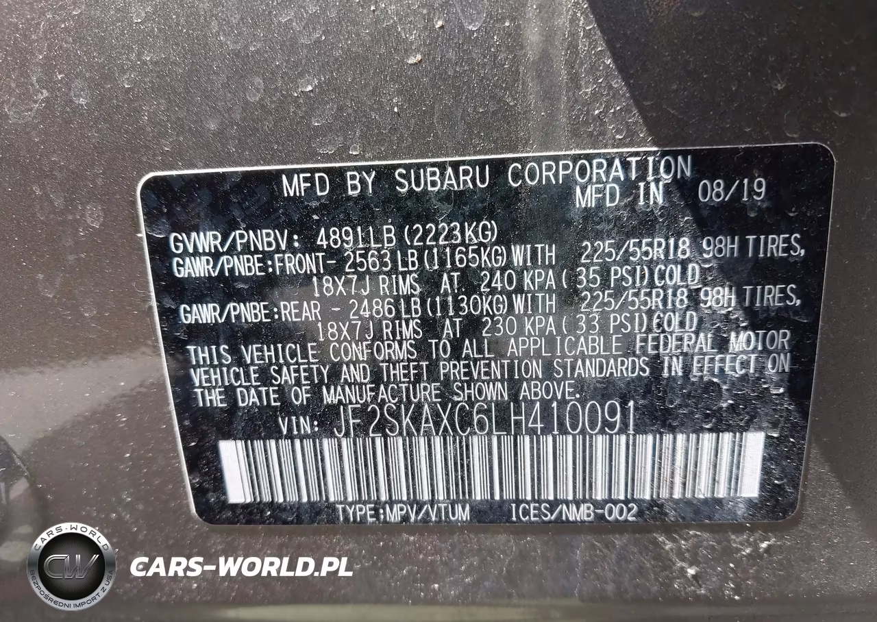 2020 Subaru Forester Touring VIN:JF2SKAXC6LH410091 - 9