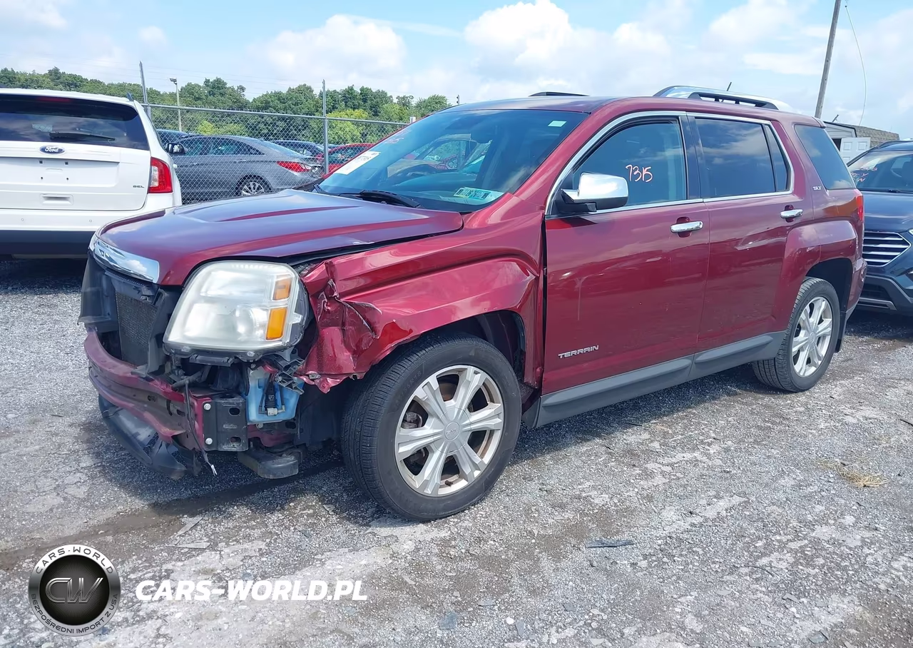 2016 GMC Terrain Slt VIN:2GKFLUEK3G6265116 - 2