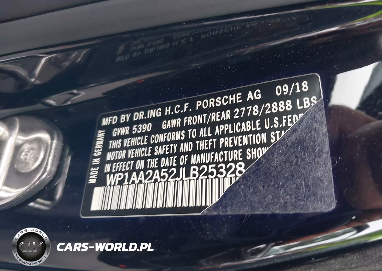 2018 Porsche Macan VIN:WP1AA2A52JLB25328 - 9