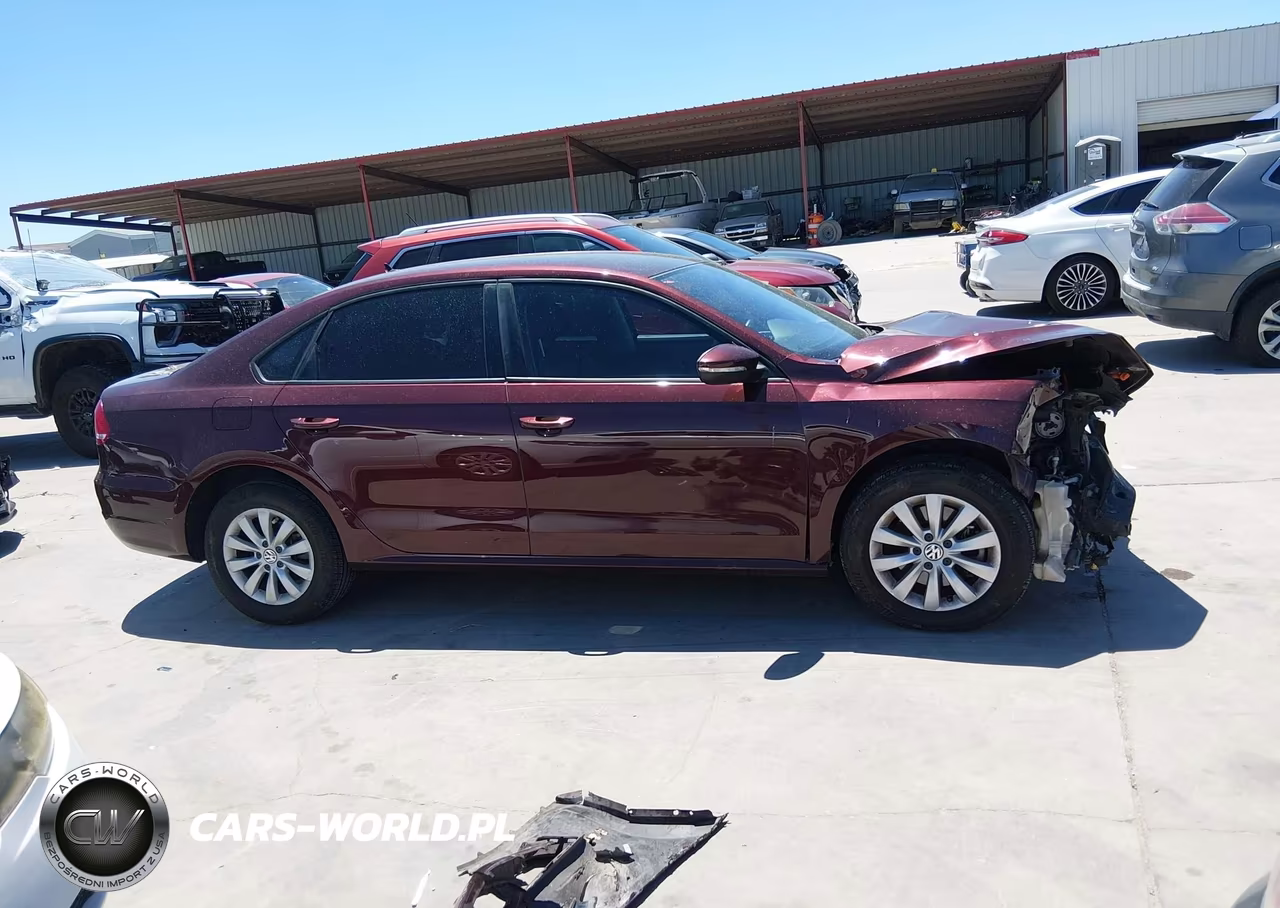 2012 Volkswagen Passat 2.5L S VIN:1VWAH7A33CC048476 - 14