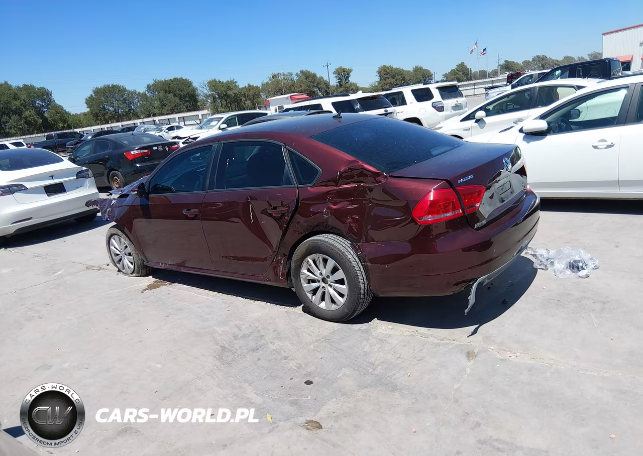 2012 Volkswagen Passat 2.5L S VIN:1VWAH7A33CC048476 - 15
