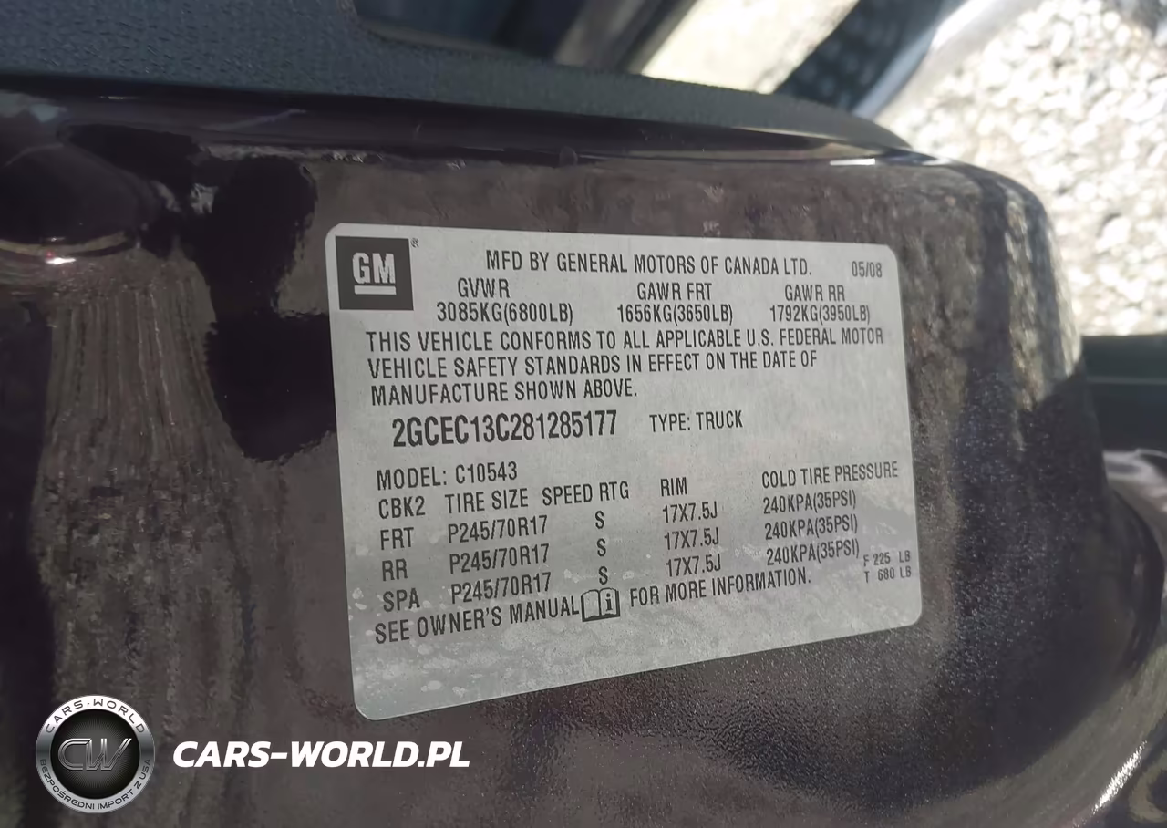 2008 Chevrolet Silverado 1500 Ls VIN:2GCEC13C281285177 - 9