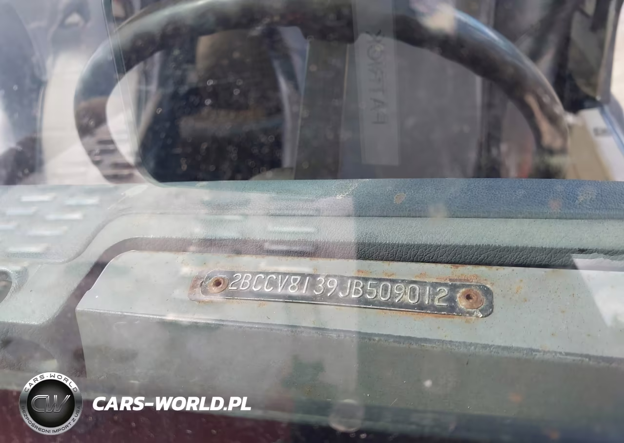 1988 Jeep Wrangler Sport VIN:2BCCV8139JB509012 - 9