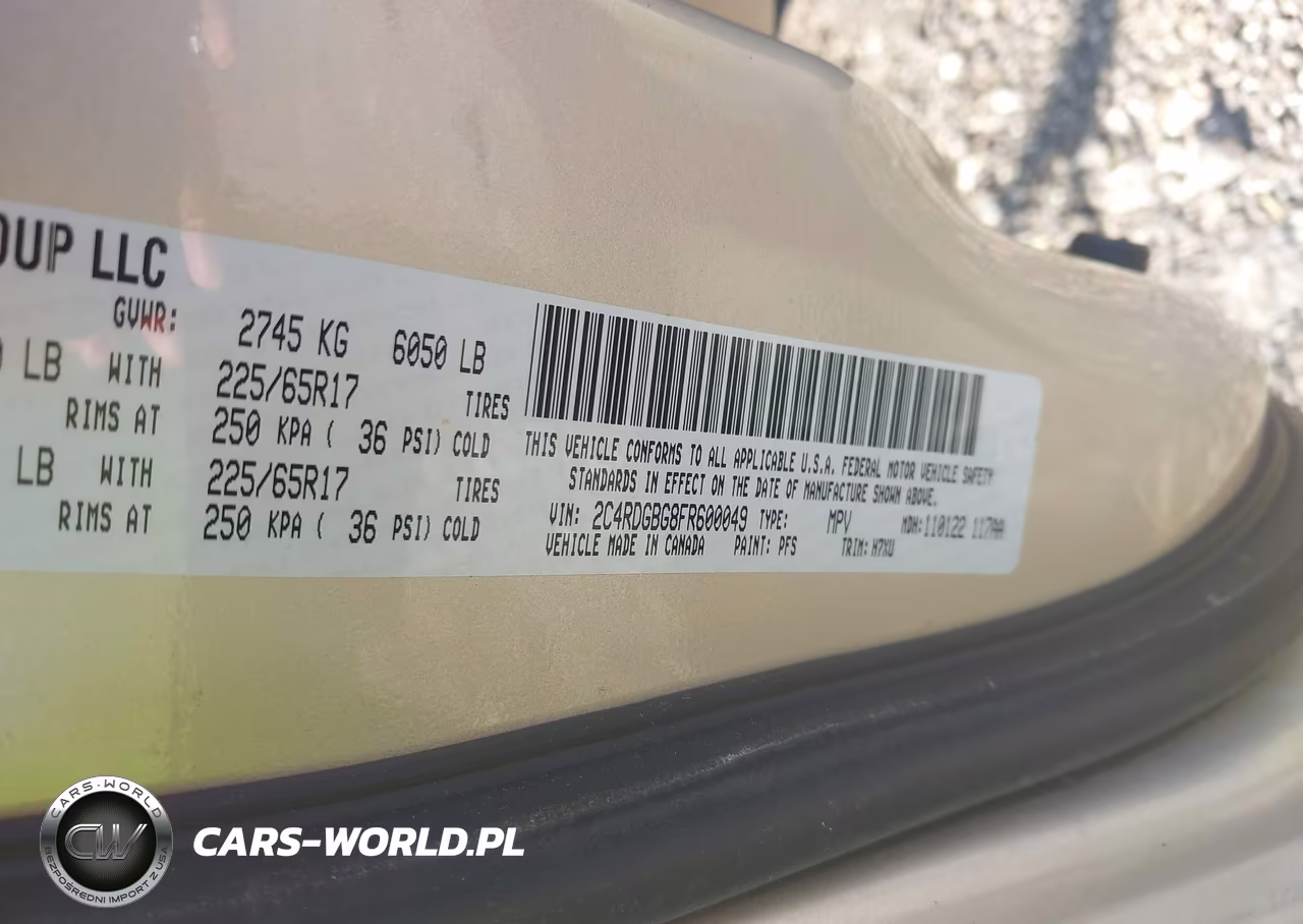 2015 Dodge Grand Caravan American Value Pkg VIN:2C4RDGBG8FR600049 - 9