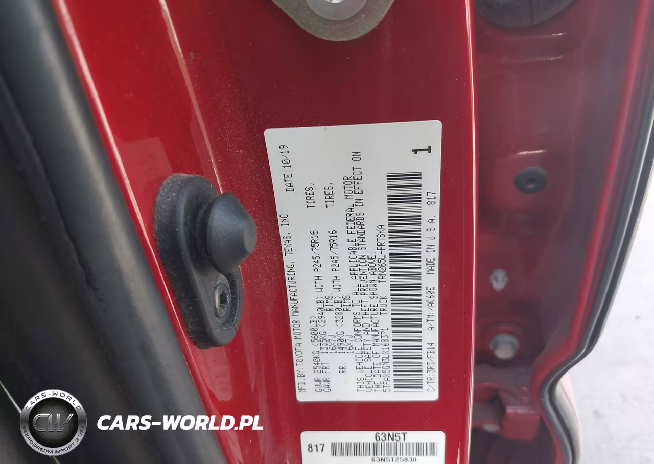 2020 Toyota Tacoma Sr VIN:5TFAX5GN3LX168371 - 9