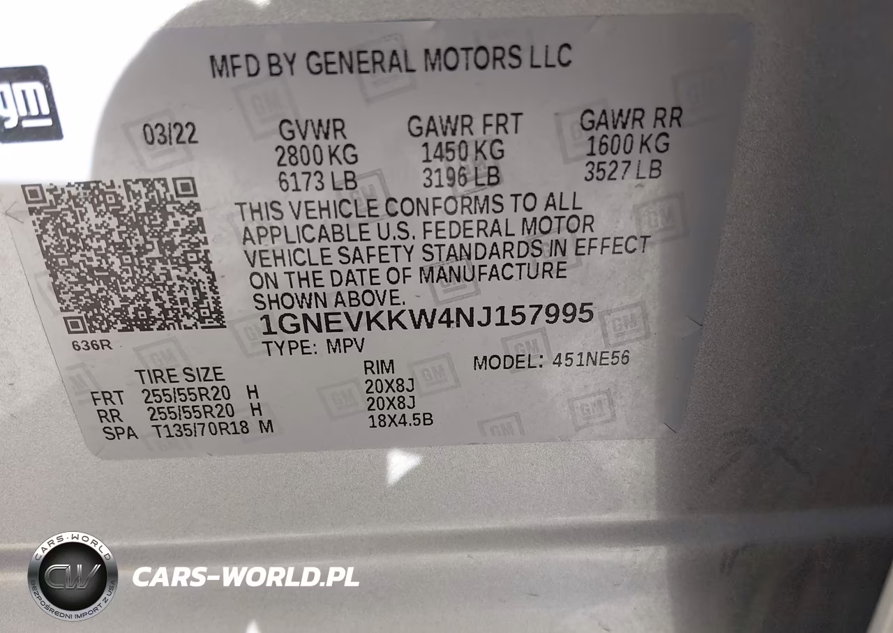 2022 Chevrolet Traverse Awd Premier VIN:1GNEVKKW4NJ157995 - 9
