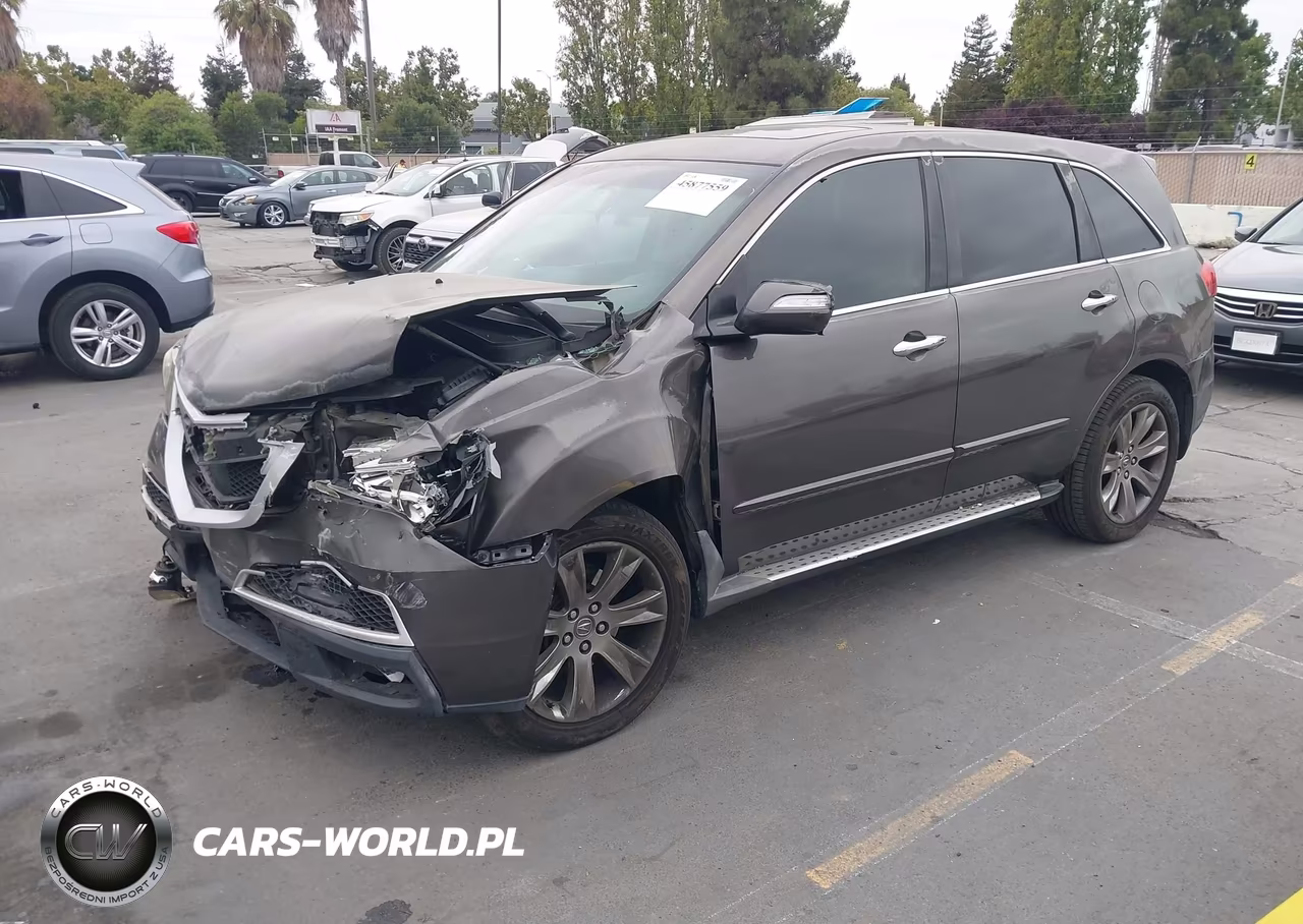 2011 Acura Mdx Advance Package VIN:2HNYD2H52BH540381 - 2