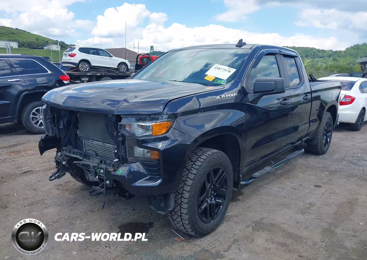 2022 Chevrolet Silverado 1500 4Wd Standard Bed Custom VIN:1GCRDBEK2NZ644636 - 2