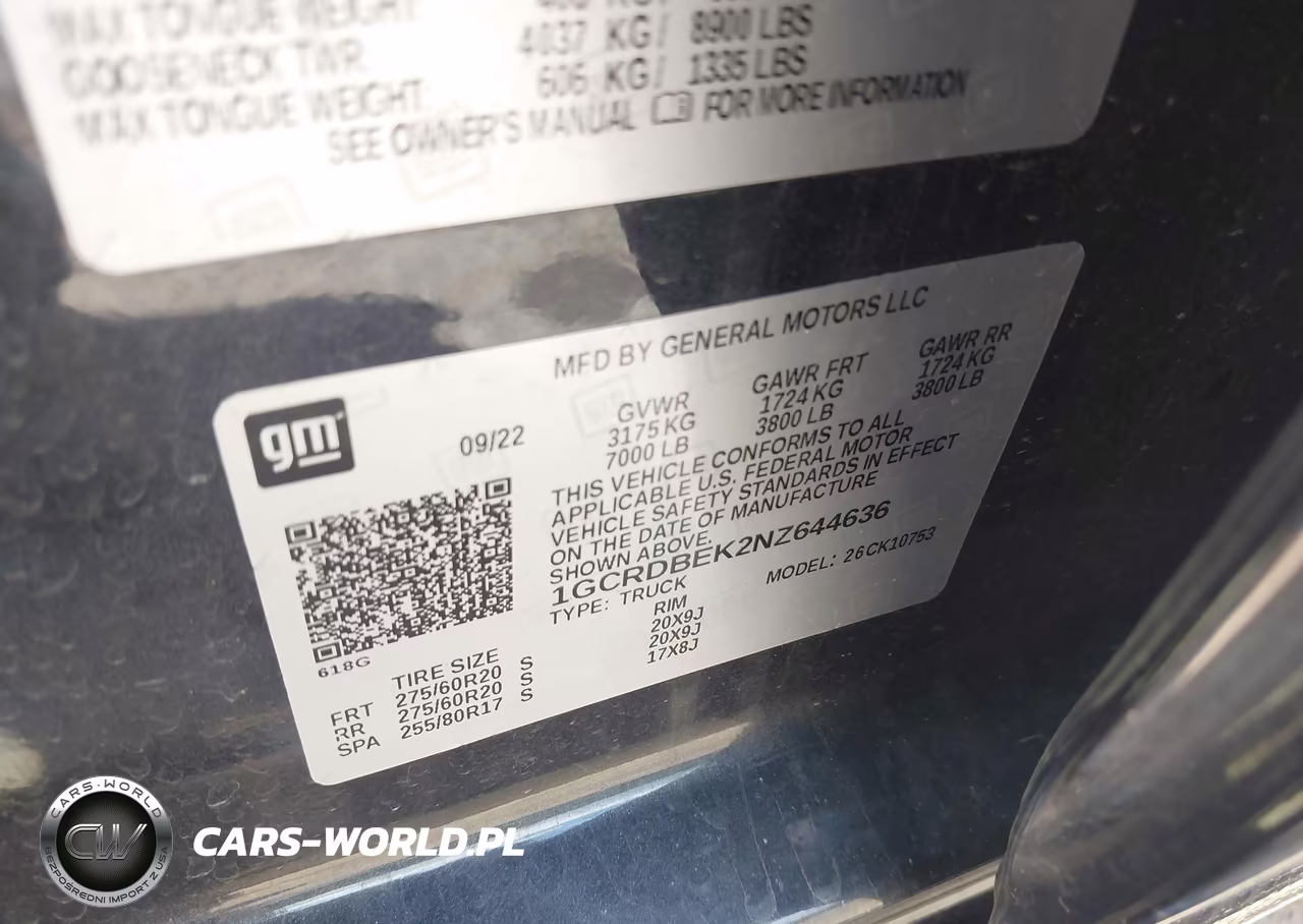 2022 Chevrolet Silverado 1500 4Wd Standard Bed Custom VIN:1GCRDBEK2NZ644636 - 9