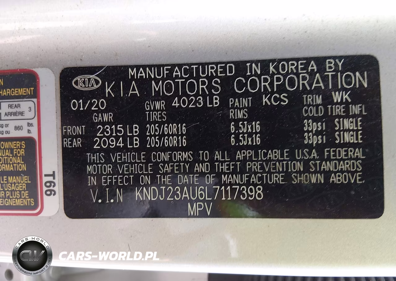 2020 Kia Soul S VIN:KNDJ23AU6L7117398 - 9