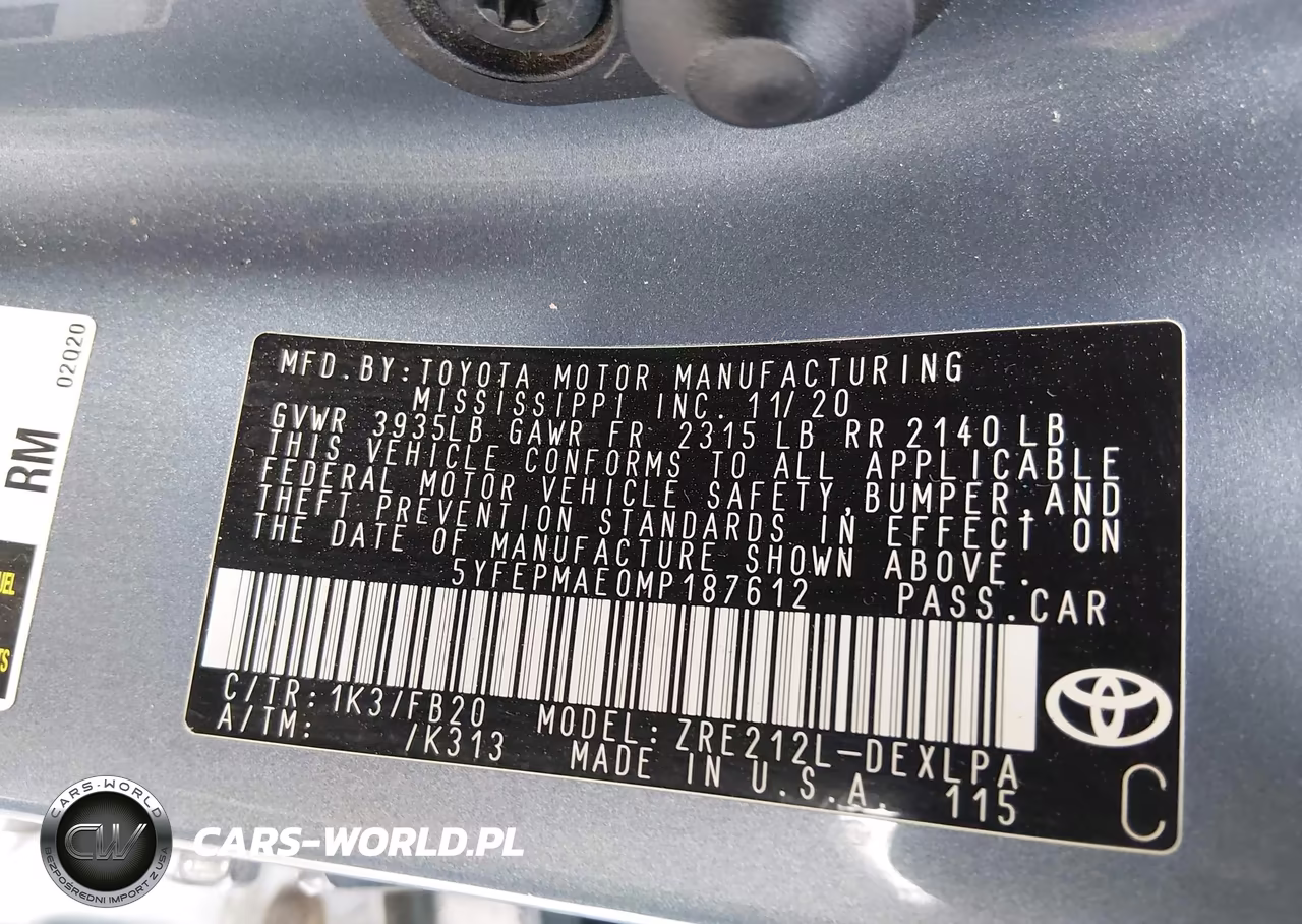 2021 Toyota Corolla Le VIN:5YFEPMAE0MP187612 - 9