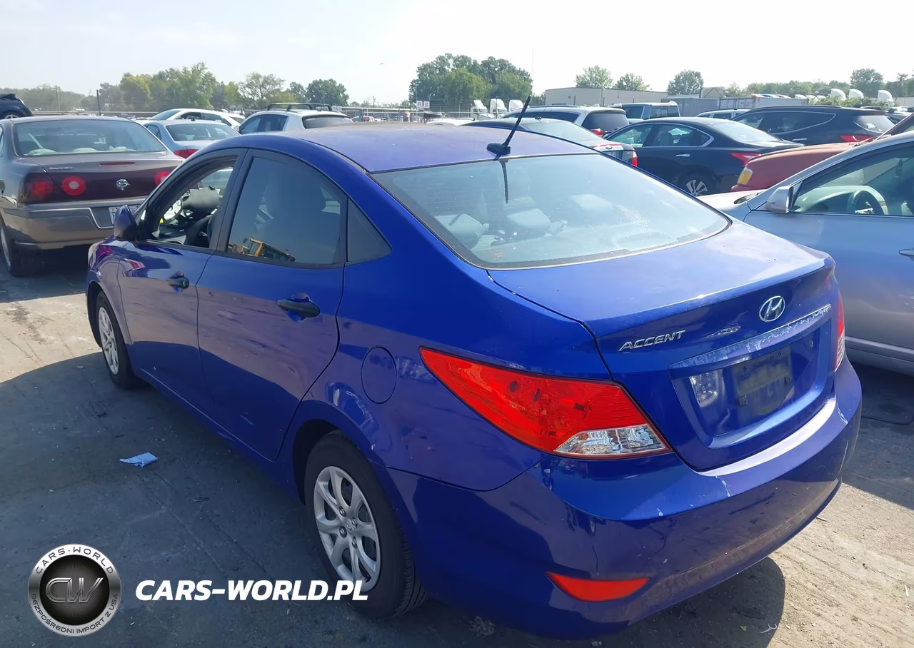 2012 Hyundai Accent Gls VIN:KMHCT4AE0CU099191 - 3