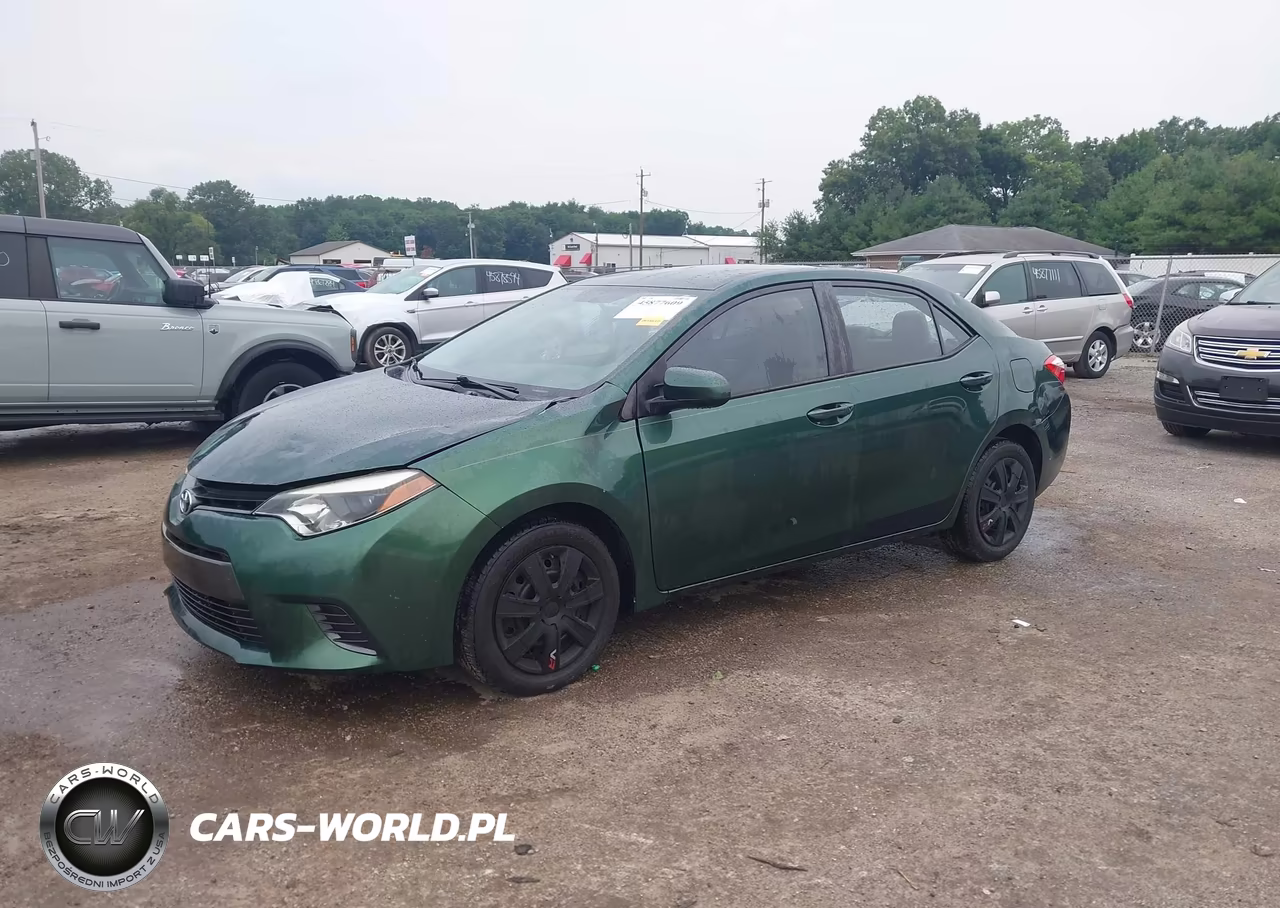 2015 Toyota Corolla Le VIN:5YFBURHE4FP361649 - 2