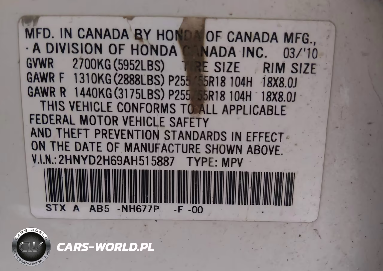 2010 Acura Mdx Technology Package VIN:2HNYD2H69AH515887 - 9