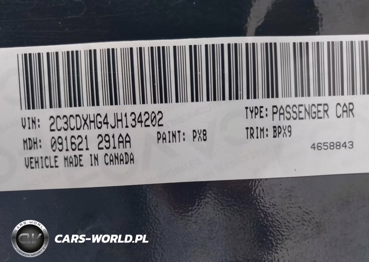 2018 Dodge Charger Sxt Plus Rwd VIN:2C3CDXHG4JH134202 - 9