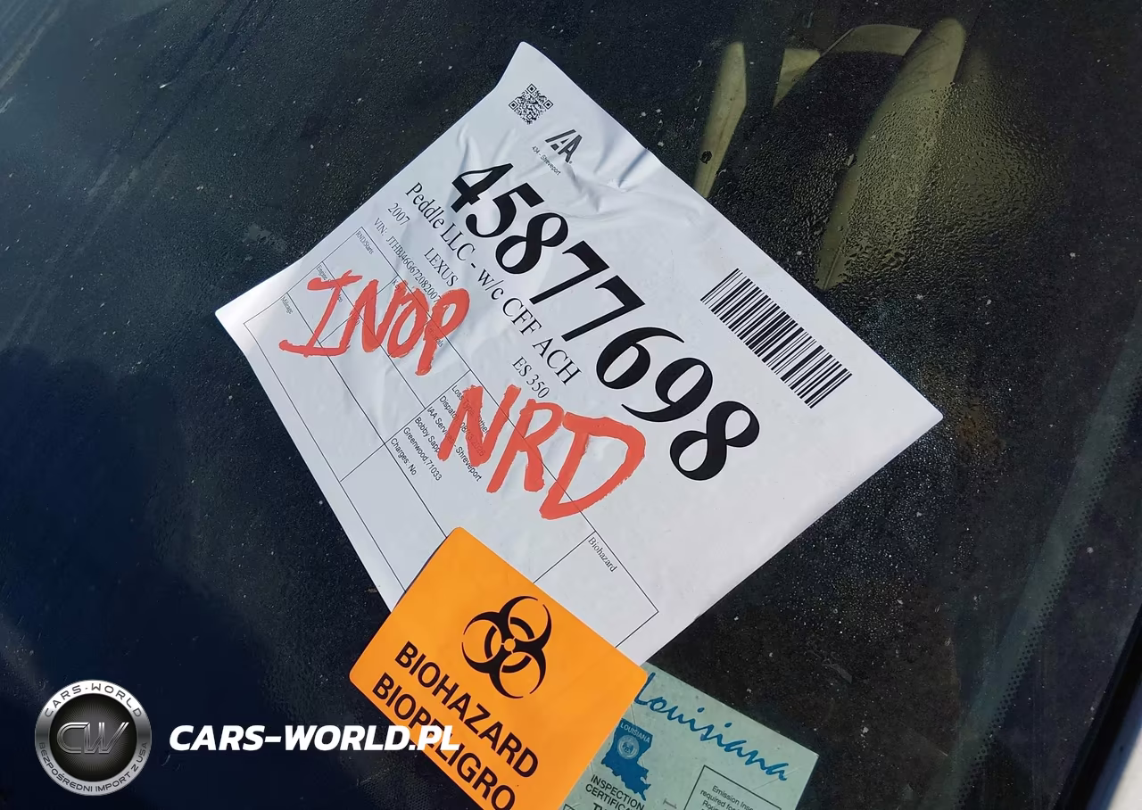 2007 Lexus Es 350 VIN:JTHBJ46G672082007 - 7