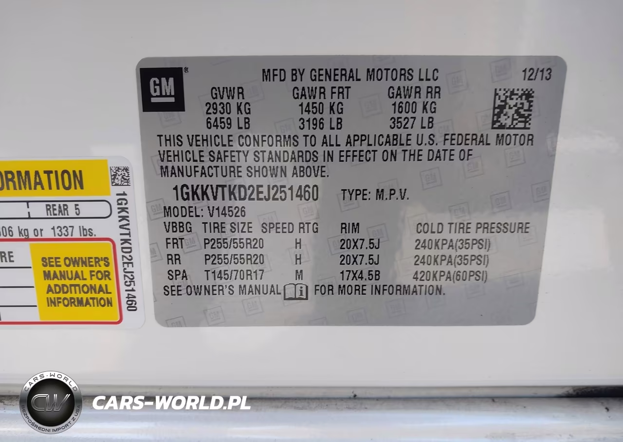 2014 GMC Acadia Denali VIN:1GKKVTKD2EJ251460 - 9