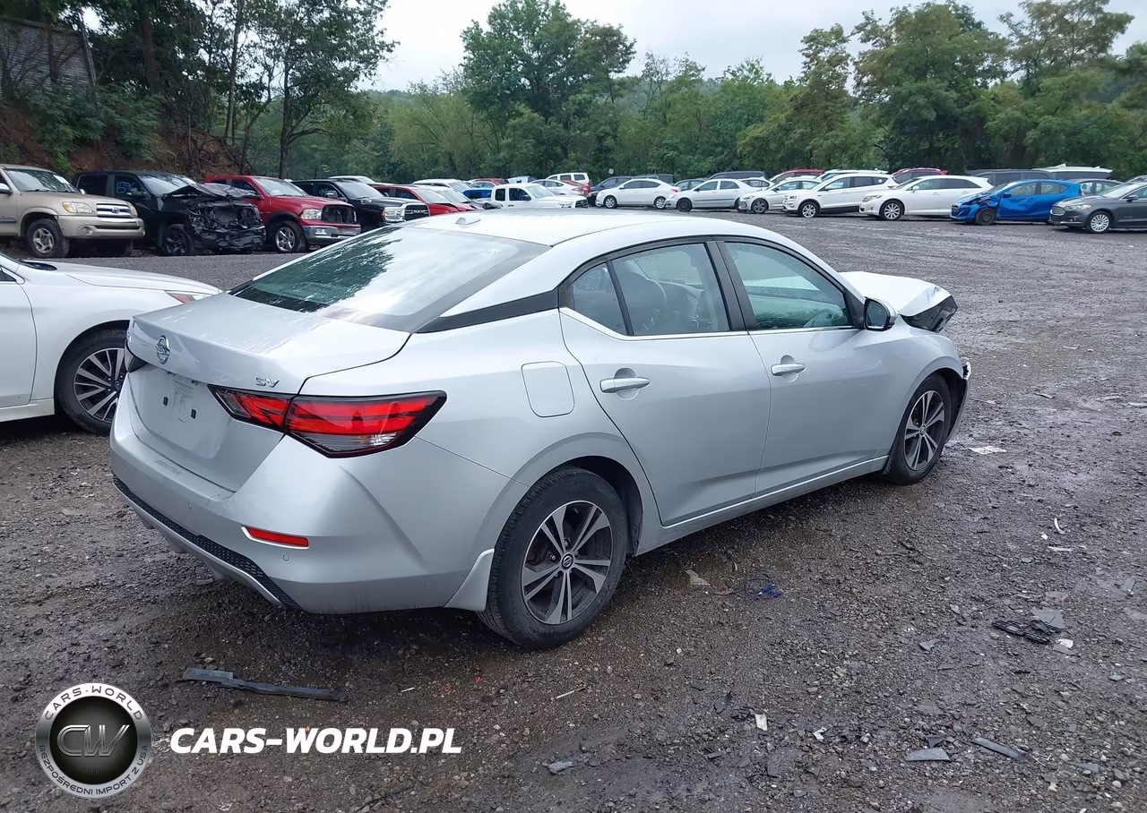 2020 Nissan Sentra Sv Xtronic Cvt VIN:3N1AB8CV5LY237617 - 4