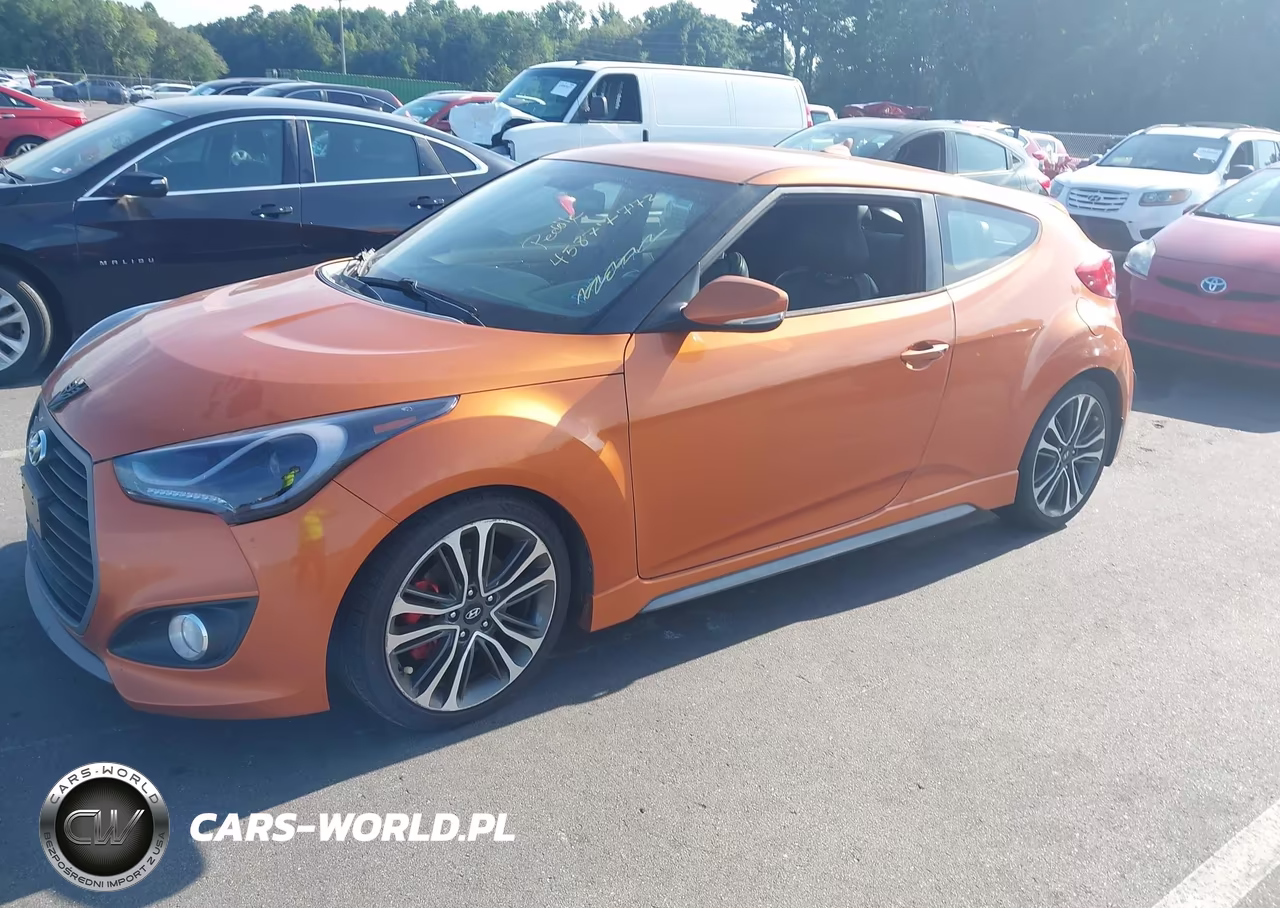 2016 Hyundai Veloster Turbo VIN:KMHTC6AE3GU264863 - 2