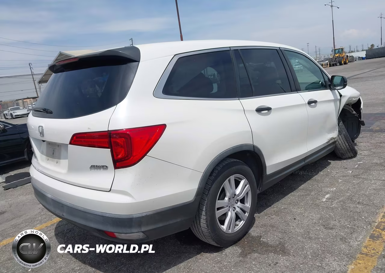 2017 Honda Pilot Lx VIN:5FNYF6H10HB006265 - 4